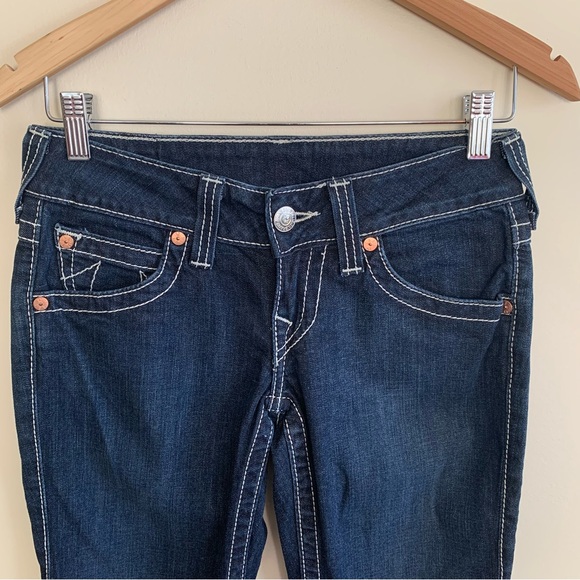 TRUE RELIGION dark denim straight jeans - Picture 3 of 4